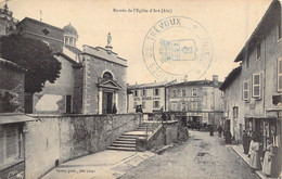 FRANCE - 01 - Ars-sur-Formans - Entrée De L'Eglise - Editeur Vernu - Carte Postale Ancienne - Ars-sur-Formans