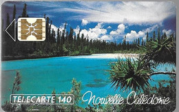 CARTE-PUCE-NOUVELLE-CALEDONIE-140U-NC4-SC4 Ob-V°N° 5 Imp 33511-Neuve-LUXE/Tres RARE - Nouvelle-Calédonie