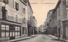 FRANCE - 01 - Ambérieu - Rue Amédée-Bonnet - Carte Postale Ancienne - Unclassified