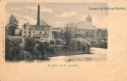 Solre-Sur-Sambre /  Eglise Et Moulin - Erquelinnes