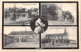 FRANCE - 61 - Alençon - Vue Prise Sur La Sarthe - Rue De La Barre - Caserne Ernouf - Eglise.. - Carte Postale Ancienne - Alencon