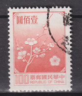 1979 China (Republik) - Taiwan. T, Mi:TW 1294v°/ Yt:TW 1240b°, Blume  Plum Blossoms - Usados