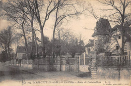 Marlotte           77        Les Villas Route De Fontainebleau    N°299   (voir Scan) - Autres & Non Classés