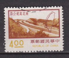 1974 China (Republik) - Taiwan, Mi:TW 1049°/ Yt:TW 985°, North-South Highway Keelung - Koahsiung - Gebraucht