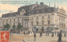 FRANCE - 63 - Clermont-Ferrand - Statue De Vercingétorix Et Le Théâtre - Carte Postale Ancienne - Clermont Ferrand