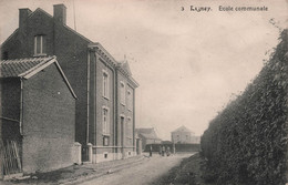 BELGIQUE - Ligney - Ecole Communale - Animé - Carte Postale Ancienne - - Andere & Zonder Classificatie