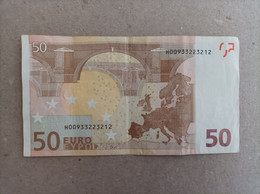 50 EURO SLOVENIE(H) R052, Last Draghi Letter Issued, Very Very Scarce - 50 Euro