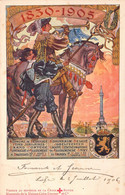 CROIX ROUGE - Affiche Des Fêtes Jubilaire De Bruxelles Les 22 Juillet 6 Et 15 Aout 1905 - Carte Postale Ancienne - Cruz Roja