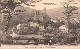 FRANCE - 63 - Saint Nectaire - L'église ( Paysage ) - L'auvergne Pittoresque - Carte Postale Ancienne - Saint Nectaire