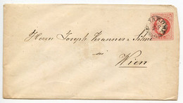 Austria 1868 5kr Franz Josef Postal Envelope; To Wien - Buste