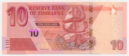 ZIMBABWE 10 DOLLARS PICK 103 CHIREMBA BALANCING ROCK - ANIMALS BUFFALOS 2020 UNC - Zimbabwe