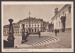 Ecuador 1939: Postal Stationary "Plaza De San Francisco" In Brown - Equateur