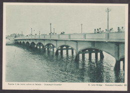 Ecuador 1939: Postal Stationary "Puente 5 De Junio" Guayaquil - Equateur