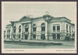 Ecuador 1939: Postal Stationary Guayaquil University In Green - Equateur