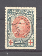 BE 0347  -  Belgique  :  COB 132  (o) - 1914-1915 Croix-Rouge