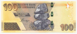 ZIMBABWE 100 DOLLARS PICK 106 CHIREMBA BALANCING ROCK - TREE, RUINS 2020 UNC - Zimbabwe