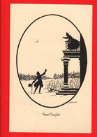 ZUQ-04  RARE Bonne Année Prosit Neujahr Romeo Und Julia . Circulé 1930 Peters Kunstverlag - Neujahr