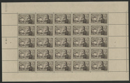 N° 544 JEAN DE VIENNE 1,50 Fr + 8,50 Fr Cote 35 € Feuille De 25 Exemplaires Neufs ** (MNH) - Full Sheets