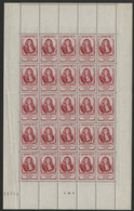 N° 779 LOUVOIS Journée Du Timbre De 1947 4,50 Fr + 5,50 Fr Cote 37,50 € Feuille De 25 Exemplaires Neufs ** (MNH) - Full Sheets