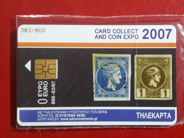 Εκθεσιακή Τηλεκάρτα  CARD COLLECT AND COIN EXPO 2007 383/500  (Αχρησιμοποίητο). - Opérateurs Télécom