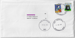 Brazil 2012 Cover São Paulo To Blumenau Service Cancel ME = Misdirected To Joinville 2 Definitive Stamp - Covers & Documents