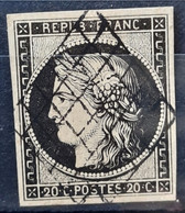 France 1849 N°3 Ob TB  Cote 70€ - 1849-1850 Ceres