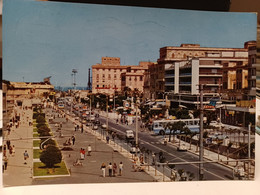 Cartolina Civitavecchia Provincia Roma Viale G.Garibaldi, Distributore Fina - Civitavecchia