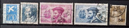 France 1934 Année Complète N°294/98 Ob TB Cote 24€ - ....-1939