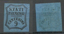 ITALIA ITALY Parma 1853 Michel 1 (*) Zeitungsstempelmarke - Parma
