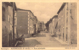 FRANCE - 63 - Augerolles - Rue Principale  - La Rue De Riom - Editeur : Combier - Carte Postale Ancienne - Other & Unclassified