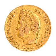 Louis-Philippe-40 Francs 1834 Paris - 20 Francs (oro)