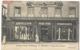 79   PARTHENAY  NOUVELLES  GALERIES  A. GENAULT FACADE PLACE DES BANCS - Parthenay