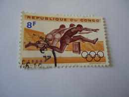 CONGO REPUBLIC  USED  STAMPS  OLYMPIV GAMES TOKYO 1964 - Otros & Sin Clasificación