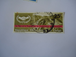 CONGO   USED  STAMPS  CO-OPERATION  WITH POSTMARK - Autres & Non Classés