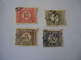 CONGO   USED  STAMPS  4  POSTAGE DUE - Altri & Non Classificati