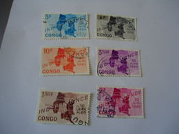 CONGO   USED  STAMPS  6   INDEPENTENCE - Sonstige & Ohne Zuordnung