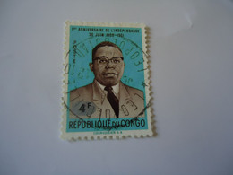 CONGO   USED  STAMPS KINGS  WITH POSTMARK - Otros & Sin Clasificación