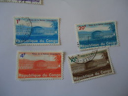 CONGO USED   STAMPS  PALACE   4 - Autres & Non Classés