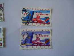 CONGO USED   STAMPS  AIR  AIRPORTS - Otros & Sin Clasificación