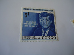 CONGO USED   STAMPS  KENNEDY - Autres & Non Classés