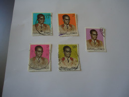 CONGO USED   STAMPS  5 KINGS - Other & Unclassified