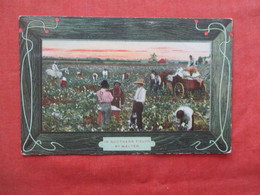 > Black Americana In Southern Fields By Walter             Ref 5958 - Negro Americana