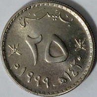 Oman - 25 Paisa AH1420-1999, KM# 152 (#1947) - Omán