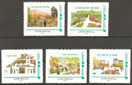 Montimbramoi  Lot De 5 Timbres ** Différents, émis Pour Les 11éme Floralies Internationales  2014 Mon Timbre à Moi MTAM - Other & Unclassified