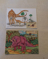 Hong Kong: 2 Dinosaur Maximum Cards - Cartes-maximum