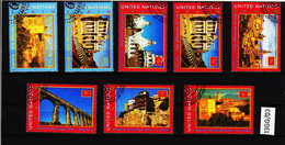 13GG/03 VEREINTE NATIONEN NEW YORK 2000  MICHL 846/47 + 848/53 Gestempelt Siehe ABBILBUNG - Used Stamps