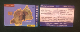 Rwanda Elephant Chip Card - Ruanda