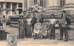 LAOS - La Section Laotienne à L'Exposition Coloniale De Marseille - Le Personnel - Collec Raquez, Série A N'19 (2 Scans) - Laos