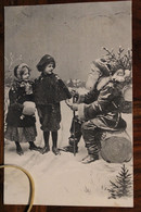 AK 1903 Cpa Enfants Voyagée Colmar Elsass Alsace Santa Claus Père Nöel - Autres & Non Classés