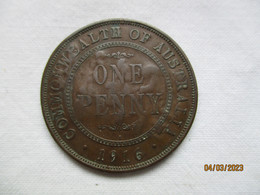 Australia: 1 Penny 1916 Countermarked 33414 WFMCC - Penny